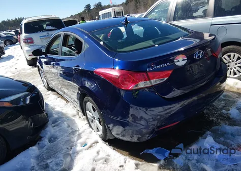 2013 Hyundai Elantra Gls/Limited из США, поврежденный, VIN 5NPDH4AE9DH182429